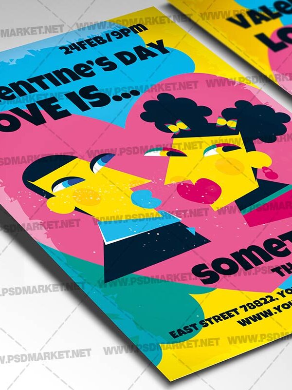 Download Love Art Card Printable Template 2