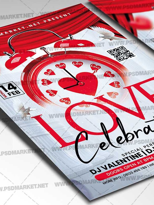 Download Love Celebration Card Printable Template 2