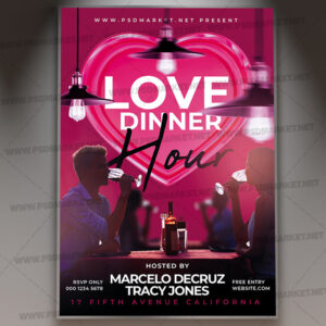 Download Love Dinner Card Printable Template 1
