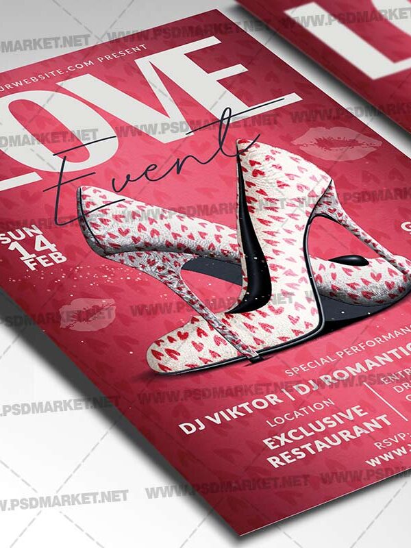 Download Love Event Party Night Card Printable Template 2