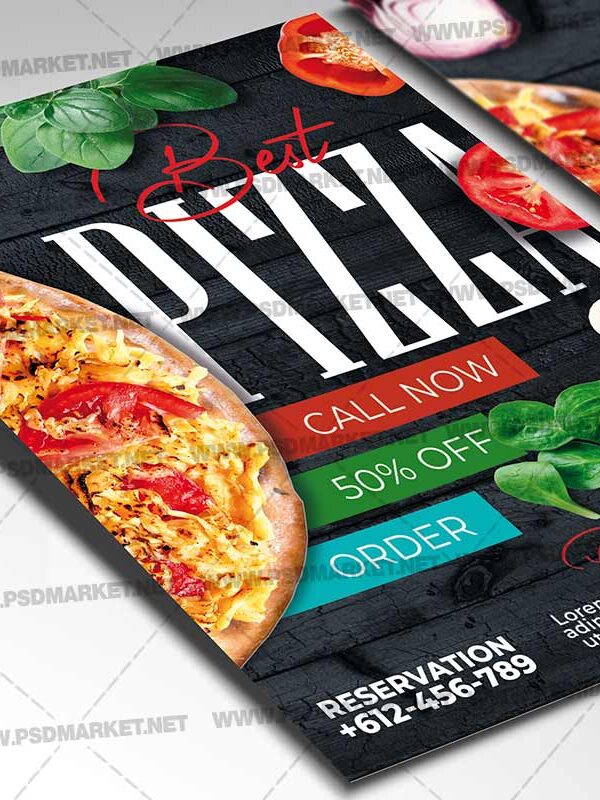Download Pizza Card Printable Template 2
