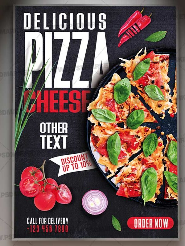 Download Pizza Time Card Printable Template 1