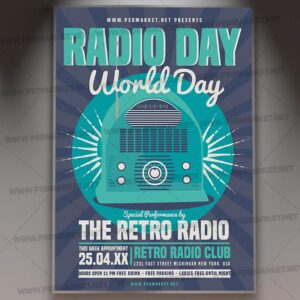 Download Radio Day Card Printable Template 1