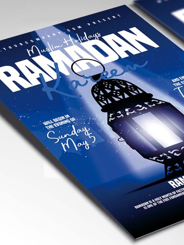 Download Ramadan Kareem Card Printable Template 2