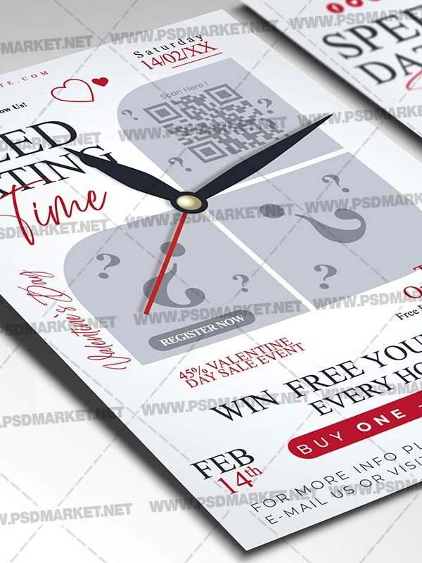 Download Speed Dating Card Printable Template 2