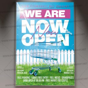 Download We Open Card Printable Template 1