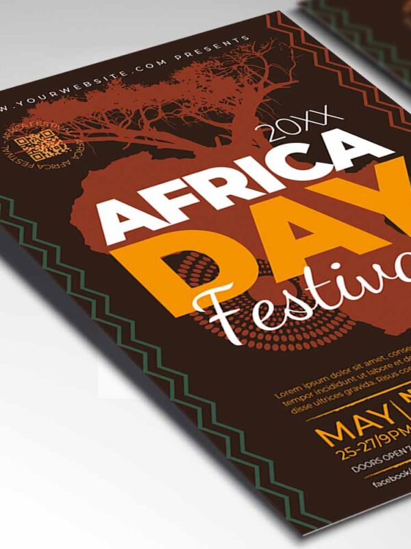 Download Africa Day Card Printable Template 2