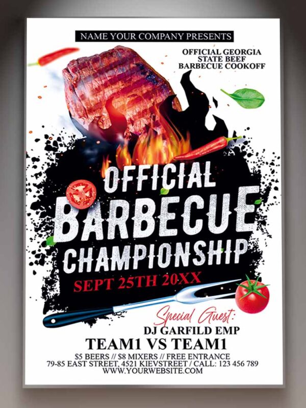 Download Barbecue Championship Card Printable Template 1