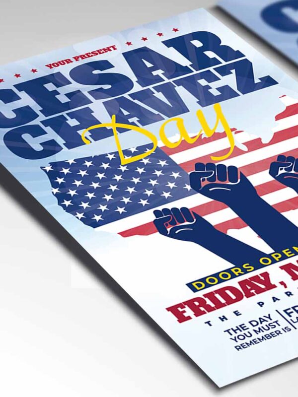 Download Cesar Chavez Day Card Printable Template 2