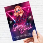 Glow In The Dark PSD Template - Image 3