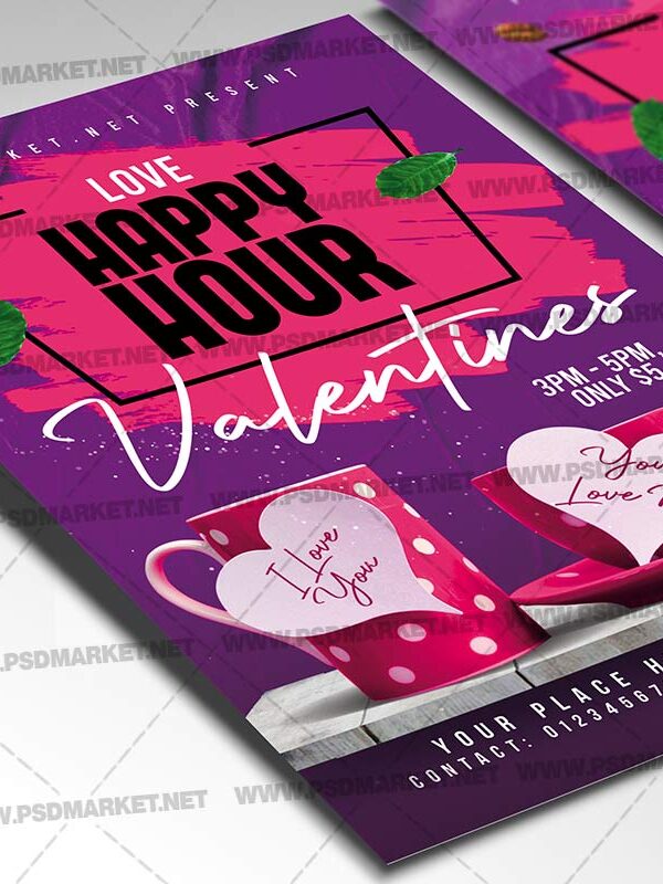 Download Happy Hour Love Card Printable Template 2