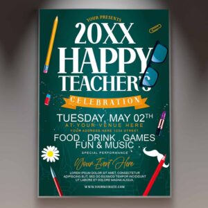 Download Happy Teachers Day Card Printable Template 1