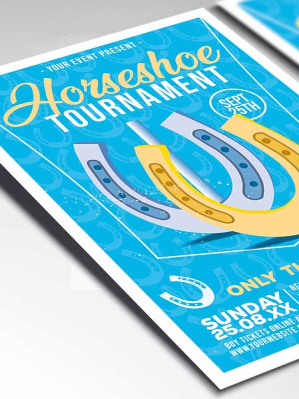 Download Horseshoe Tournament Card Printable Template 2