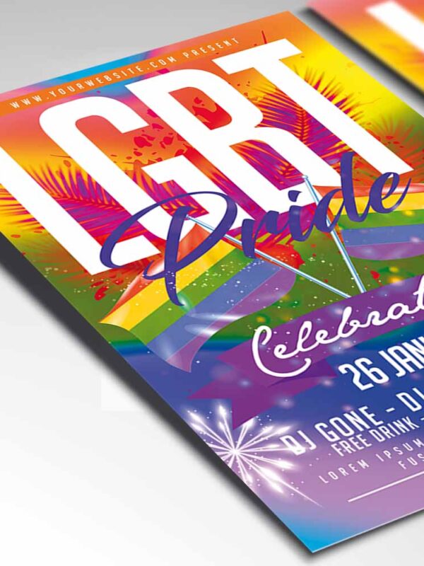 Download LGBT Pride Card Printable Template 2