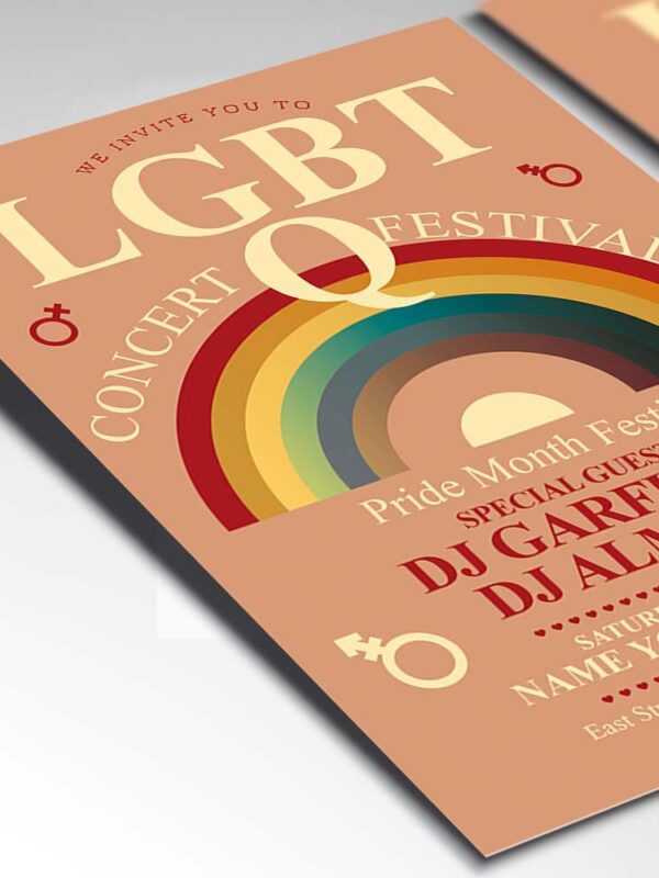 Download LGBTQ Month Card Printable Template 2