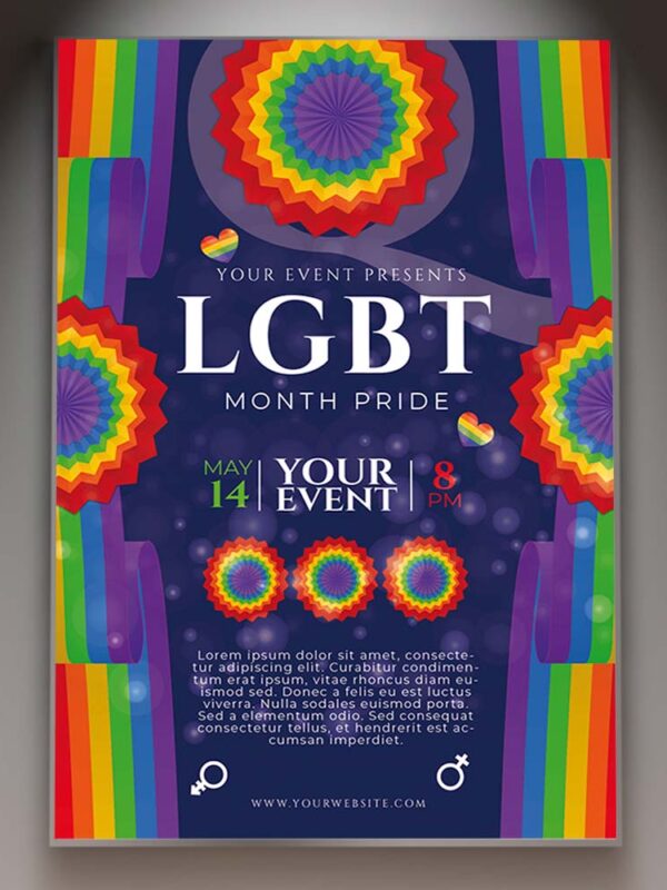Download LGBTQ Pride Card Printable Template 1