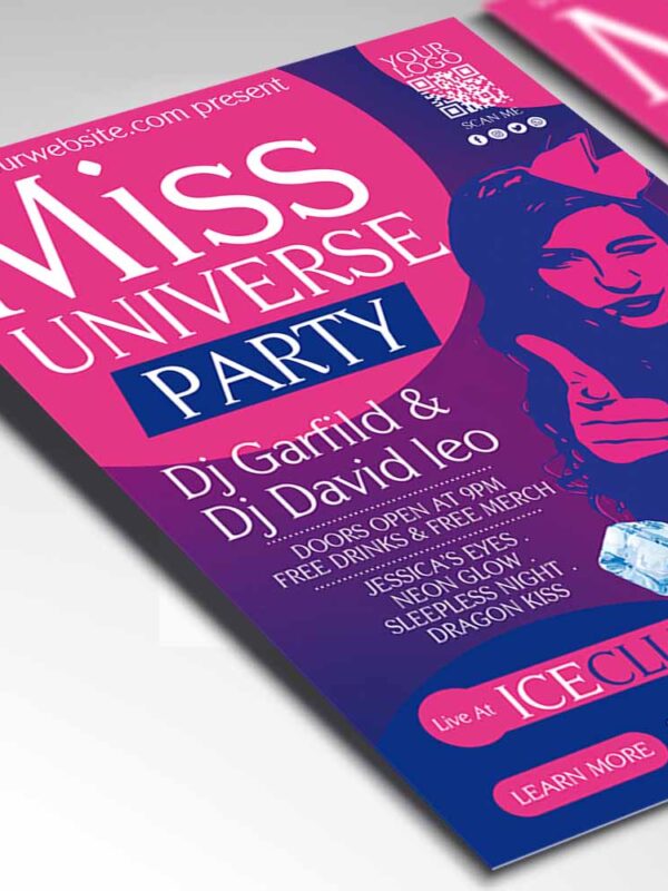 Download Miss Universe Card Printable Template 2