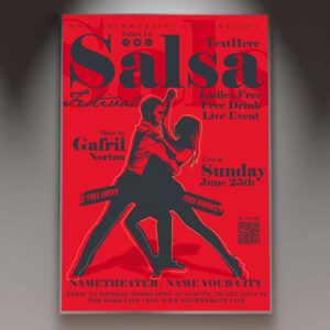 Download Salsa Card Printable Template 1