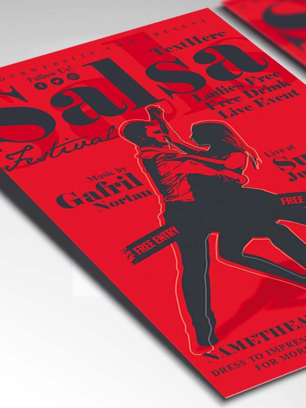 Download Salsa Card Printable Template 2