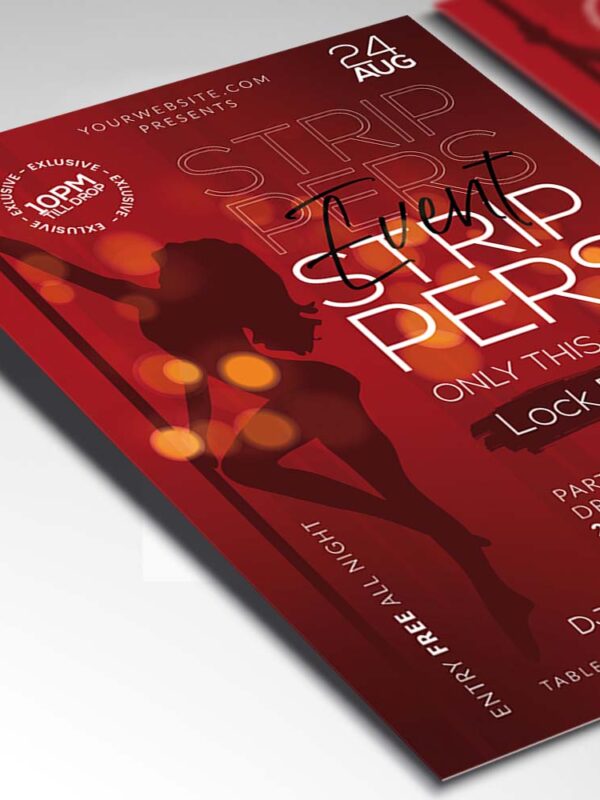 Download Strippers Lock Down Card Printable Template 2