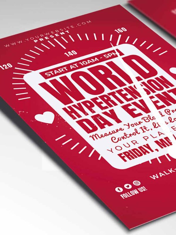 Download World Hypertension Day Card Printable Template 2