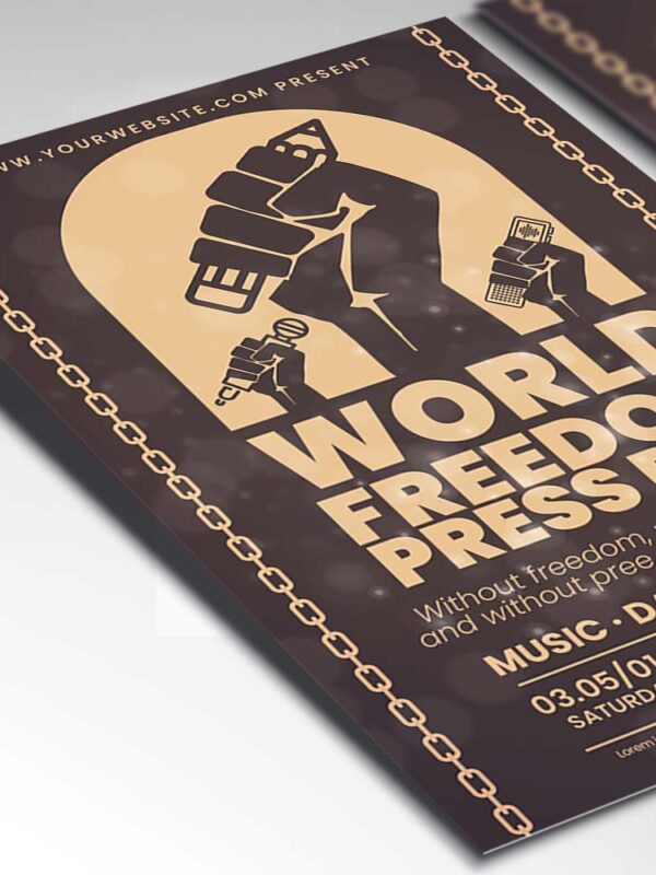 Download World Press Freedom Day Card Printable Template 2