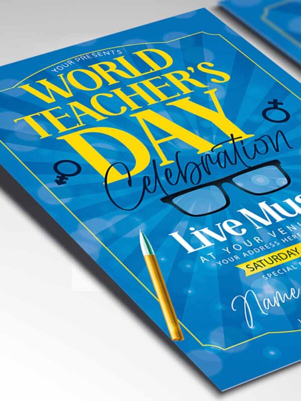 Download World Teachers Day Card Printable Template 2