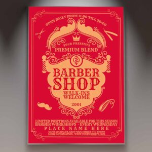 Download Barbershop Haircut Card Printable Template 1