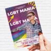 Download LGBT Mania - Flyer PSD Template | ExclusiveFlyer