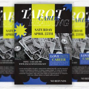 Download Tarot Cards Reading - Flyer PSD Template | ExclusiveFlyer