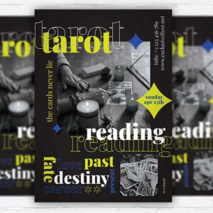 Download Tarot Reading - Flyer PSD Template | ExclusiveFlyer