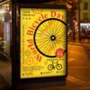 Download World Bicycle Day Card Printable Template 3