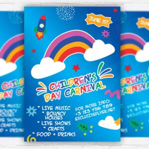 Download Children's Day Carnival - Flyer PSD Template | ExclusiveFlyer