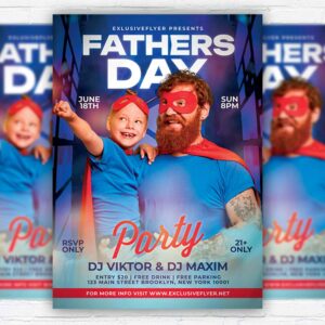 Download Fathers Day Event - Flyer PSD Template | ExclusiveFlyer