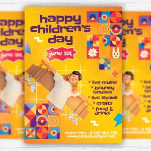 Download Happy Children's Day - Flyer PSD Template | ExclusiveFlyer