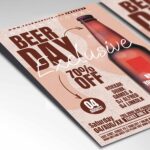 Download Beer Day Card Printable PSD Template 2