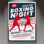Download Boxing Night Event Card Printable Template 1