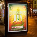 Download Christmas in July Event Card Printable Template 3