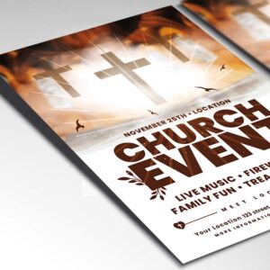 Download Worship with Us - Flyer PSD Template | ExclusiveFlyer