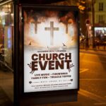 Download Church Event Card Printable PSD Template 3