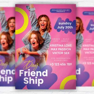 Download Friendship Day - Flyer PSD Template | ExclusiveFlyer