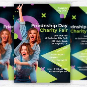 Dowanlod Friendship Day Fair - Flyer PSD Template | ExclusiveFlyer