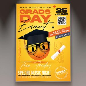 Download Graduation Day Card Printable Template 1