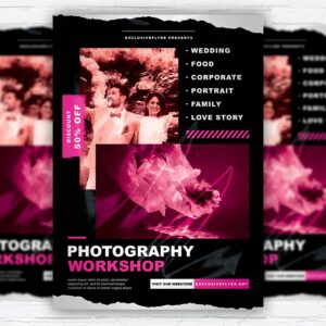Download Photography Day Workshop - Flyer PSD Template | ExclusiveFlyer