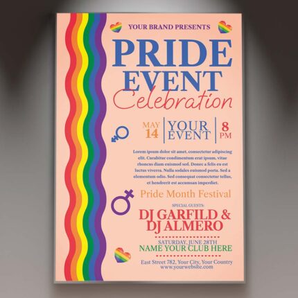 LGBT Pride Club Flyer Template