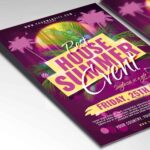 Download Summer Friday Card Printable PSD Template 2