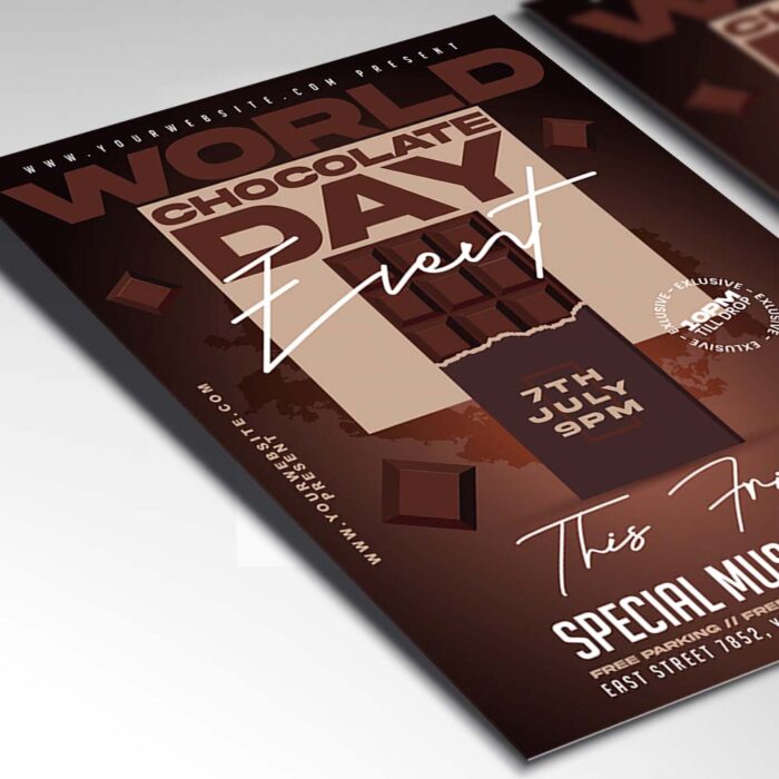 Download World Chocolate Day Card Printable Template 2