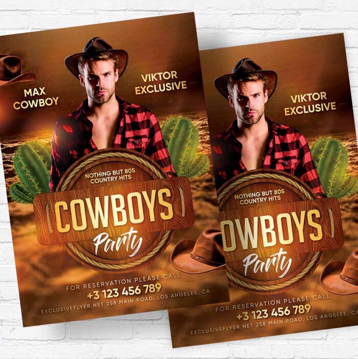 Download Rodeo Event - Flyer PSD Template | ExclusiveFlyer