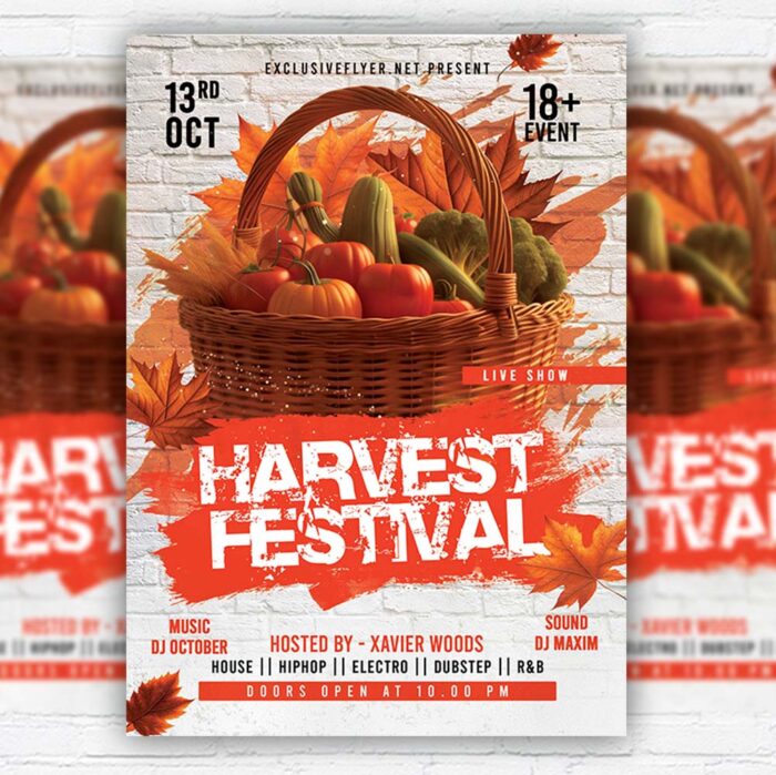 Download Annual Harvest Festival - Flyer PSD Template | ExclusiveFlye