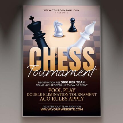 Download Chess Template Flyer PSD